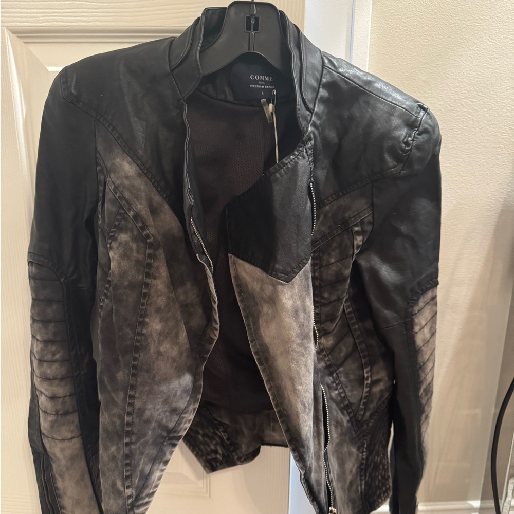 Connie Black and Gray Women's Jacket